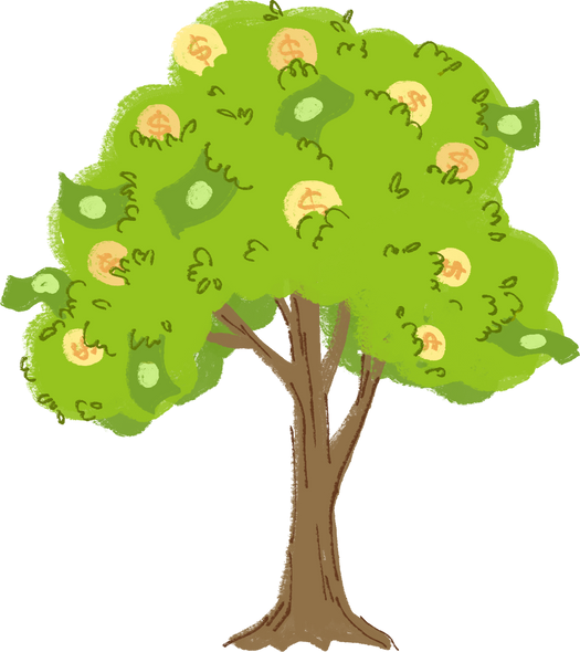 Playful Money Tree